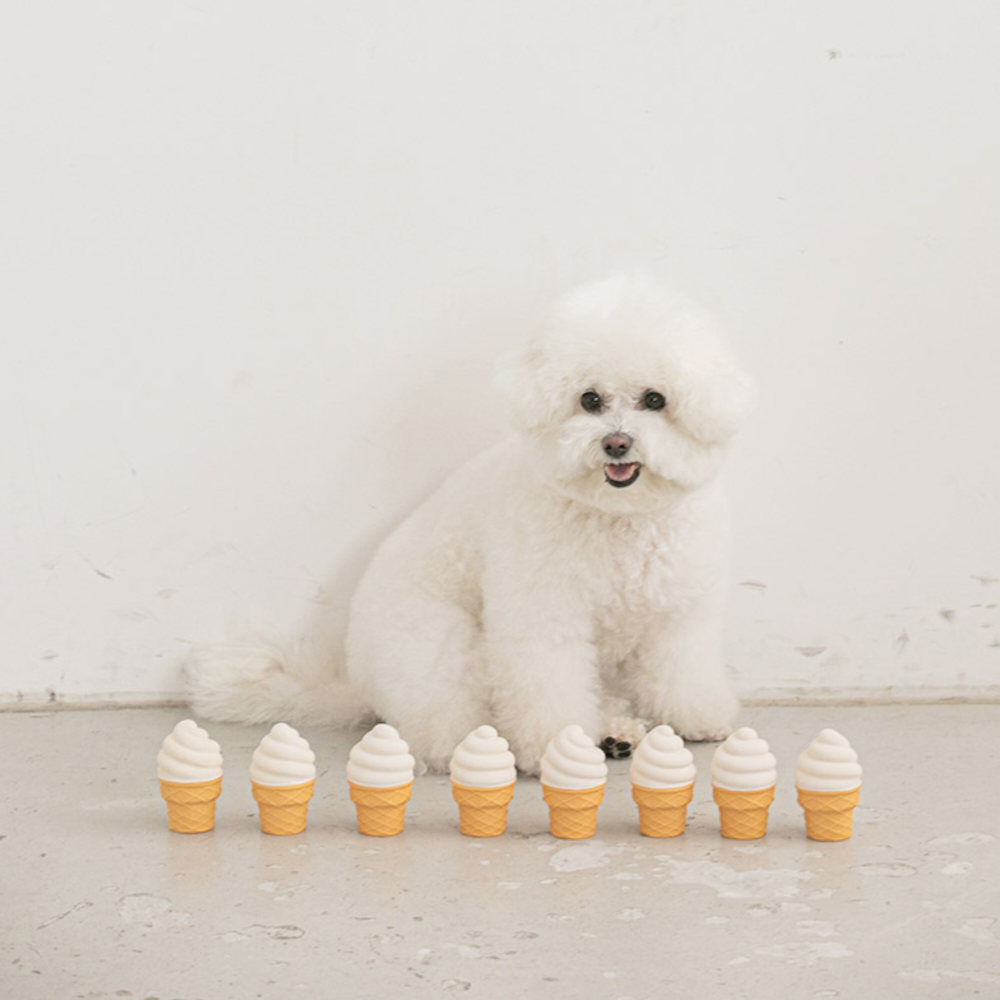 Ice Cream Latex Dog Toy
