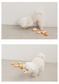 Egg Toast Latex Dog Toy